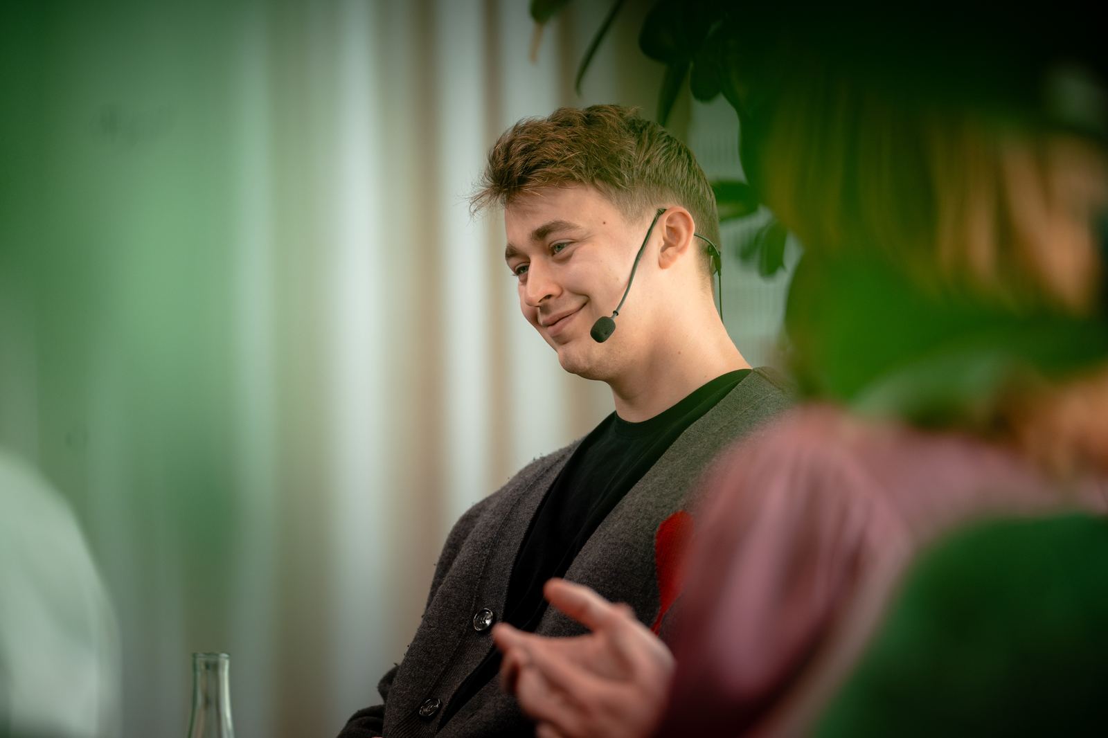 Daniel speaking at Techarena Zero, Stockholm