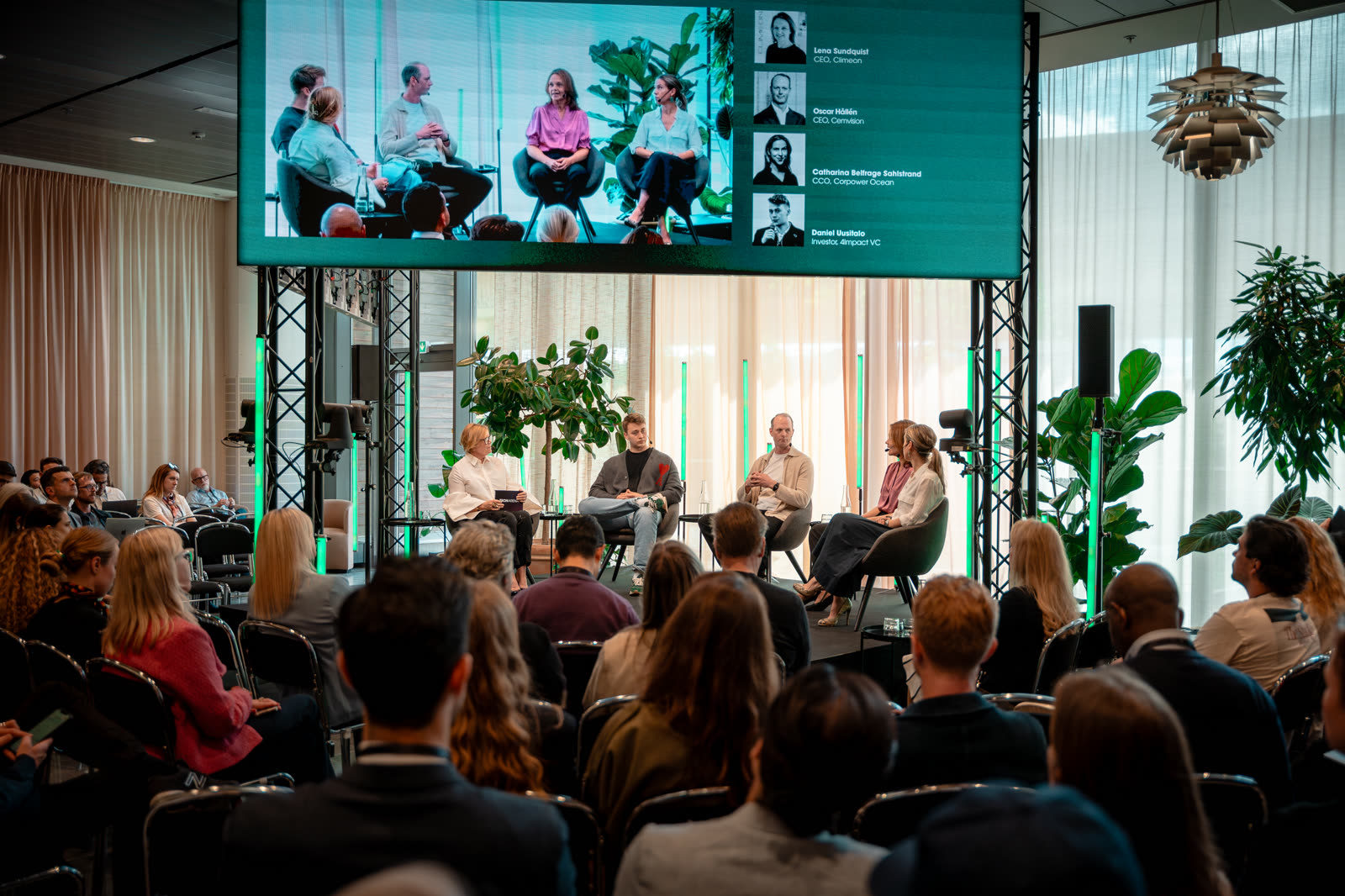 Daniel Uusitalo of 4impact capital on the energy tech panel at Techarena Zero 2026 in Stockholm, Sweden